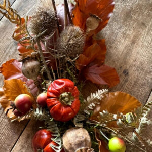 Autumn Wreaths & Pumpkin Flower Arranging