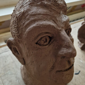 Sculptured Clay Heads