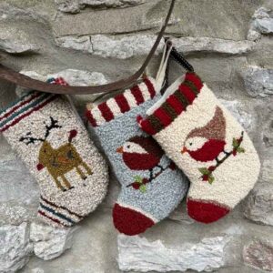 Yarn Hooking - Festive Stockings