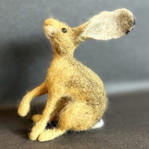 Have a Stab at a Delicate Needlefelt Hare