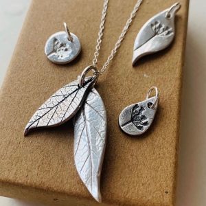 Beginners Silver Art Clay Jewellery - Nature Inspired