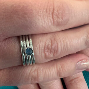 Stacker Rings with Gemstones