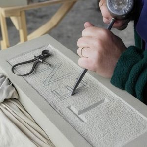 Stone Letter Carving