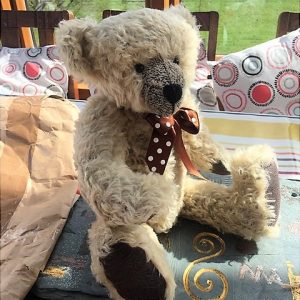 Traditional Hand-Sewn, Mohair, Jointed Teddy Bear