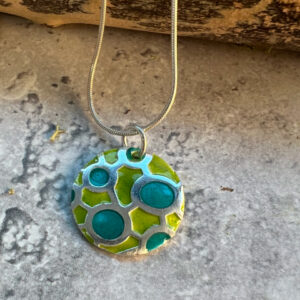 Enamel and Silver Clay Jewellery
