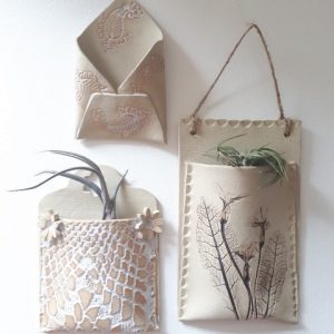 Ceramics - Porcelain Pouches, Pockets + Envelopes
