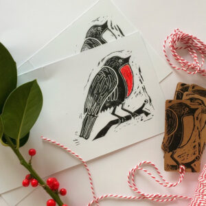 Festive Lino Printing