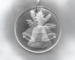 Festive glass engraving workshop