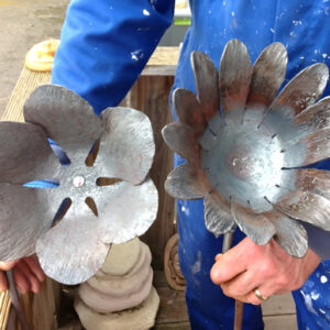 Blacksmithing - Sculptural Flowers for the Garden