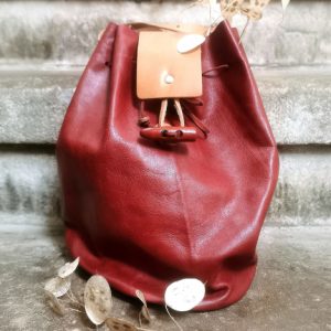 Leather Foraging Bag