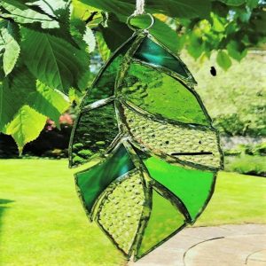 Stained Glass - Beautiful Copper Foil Leaf Decorations