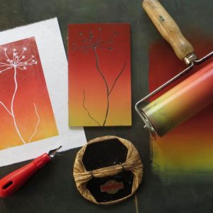 Printmaking - Elements of Nature in Linocut