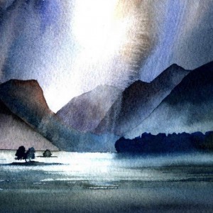 Moonlight In Watercolour