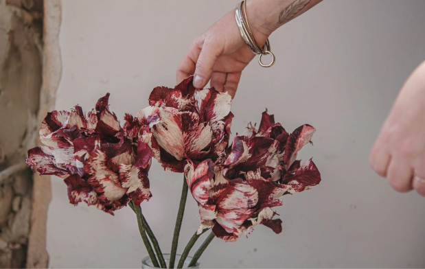 paper tulips