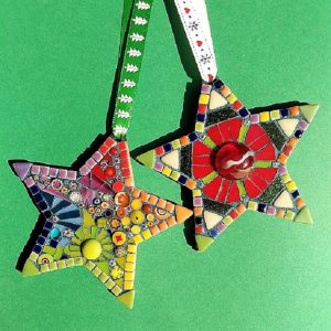 Mosaics: Festive Hanging Stars