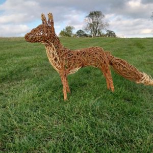 Willow Sculpture - Fox